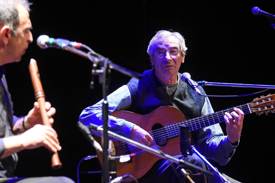 Moguilesky y Falú tocaron anoche en el Centro Cultural Parque España (Fuente: Télam)