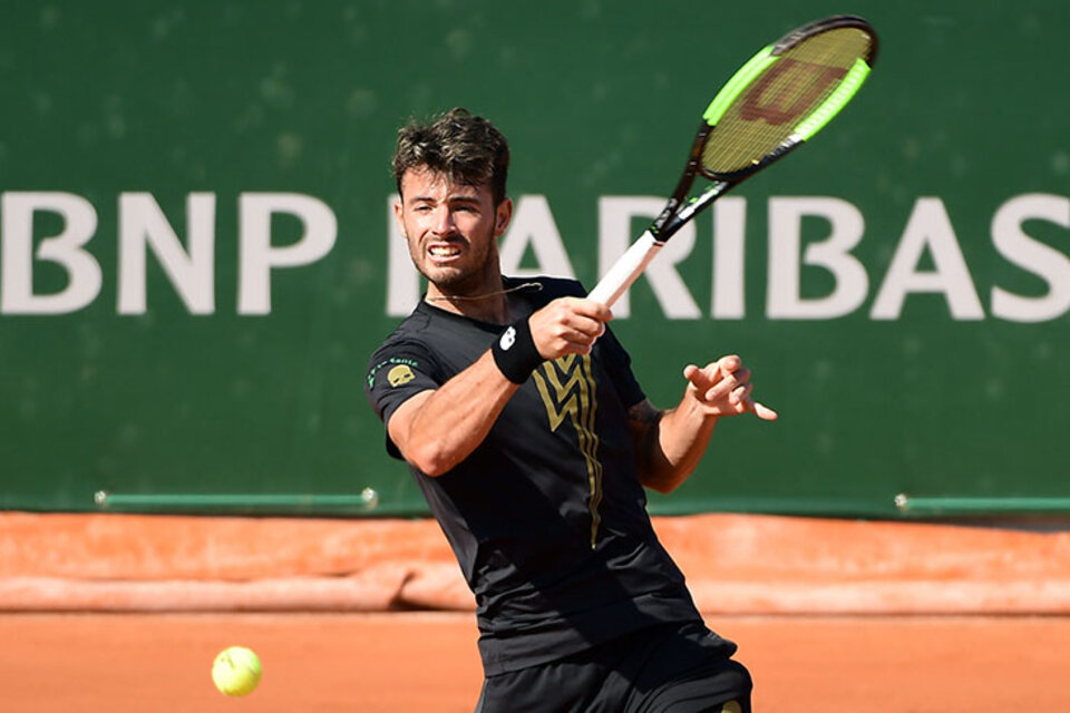 Londero volvió a ganar en París y está entre los 16 mejores de Roland Garros.  (Fuente: EFE)