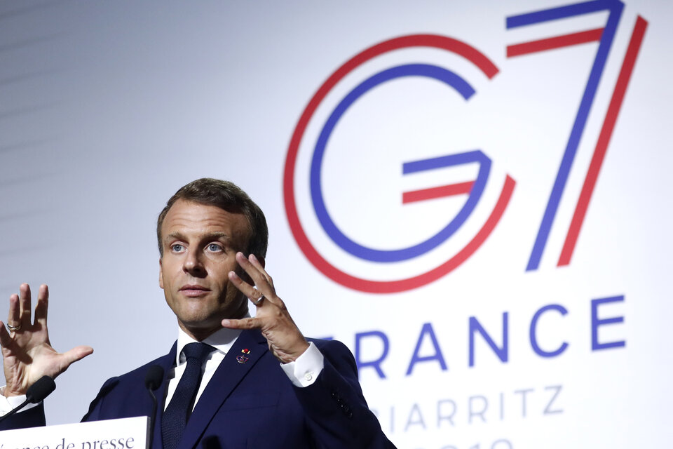 Macron recordó que Francia es "uno de los nueve países amazónicos" por la Guayana. (Fuente: AFP)