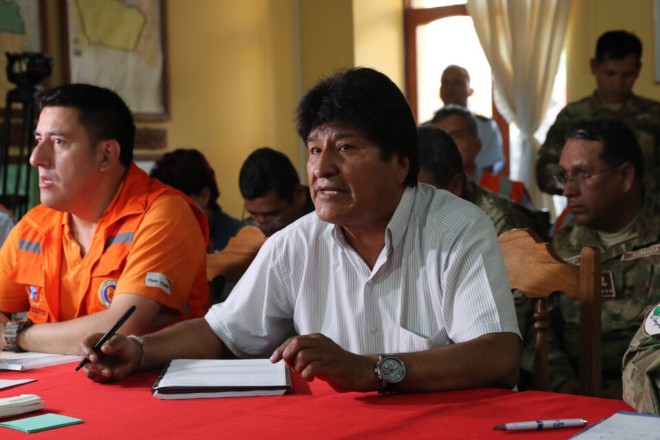 "No se trata de una ayuda sino de una obligación", dijo Evo Morales.