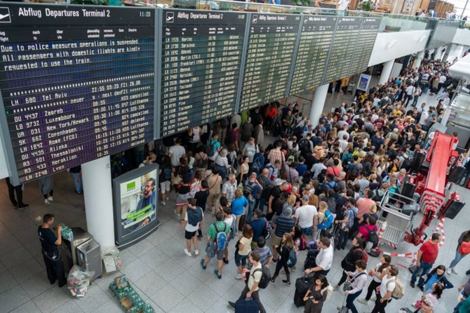 El aeropuerto de Munich es uno de los más transitados de Europa.  (Fuente: Getty Images)