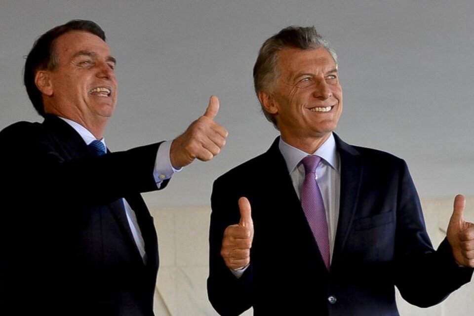 Jair Bolsonaro y Mauricio Macri.