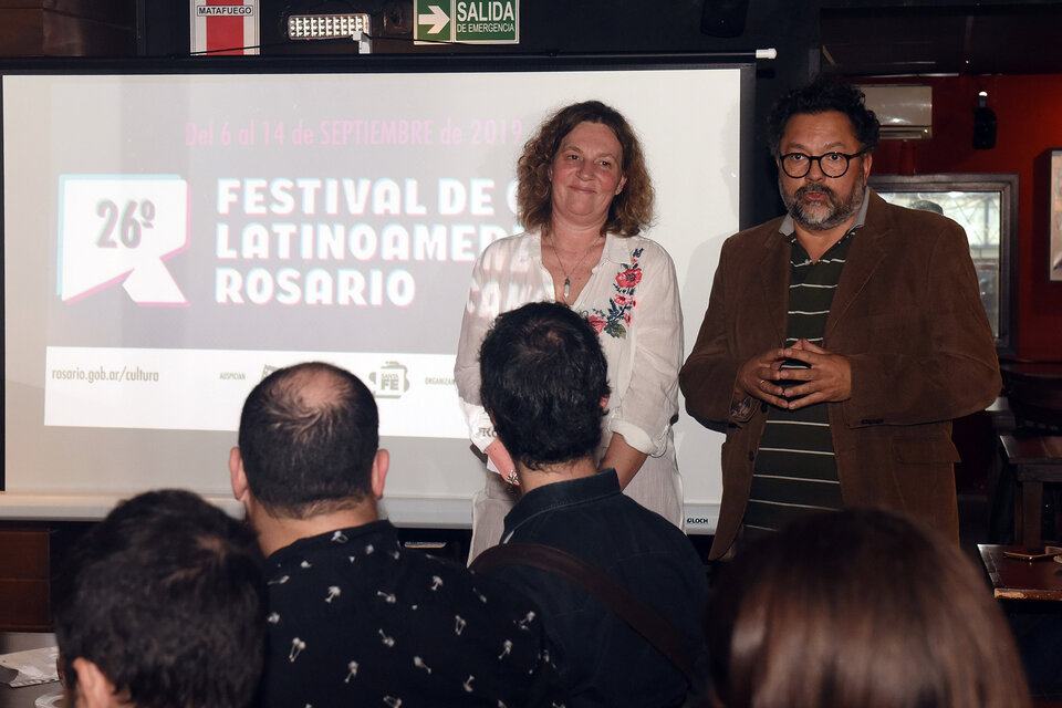 Guillermo Ríos y Valeria Boggino, en el anuncio del festival. (Fuente: Sebastián Granata)