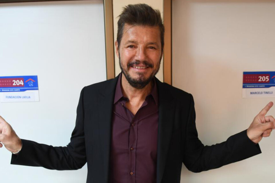 Marcelo Tinelli le apuntó al ministro de Hacienda, Hernán Lacunza.