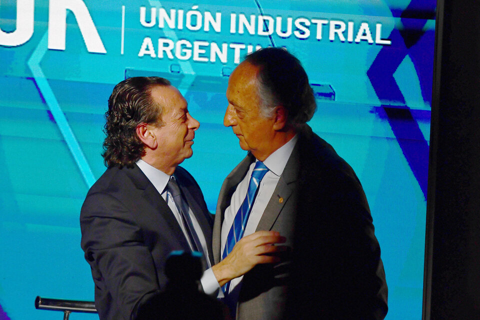 Dante Sica y Miguel Acevedo en la UIA.  (Fuente: Télam)