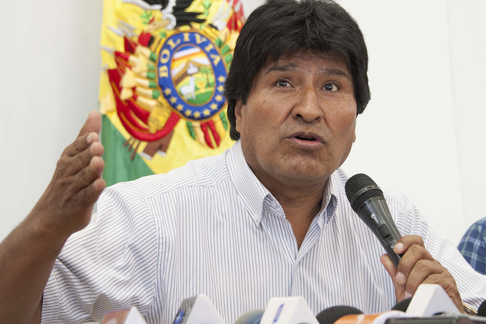 Evo Morales aspira a ganar la reelección.  (Fuente: EFE)