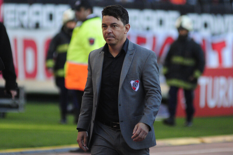 Marcelo Gallardo, DT de River Plate. (Fuente: Alejandro Leiva)