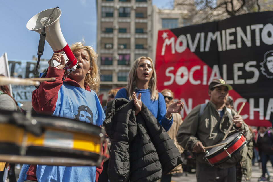 Los movimientos sociales le reclaman al Gobierno que declare la emergencia alimentaria. (Fuente: Adrián Pérez)