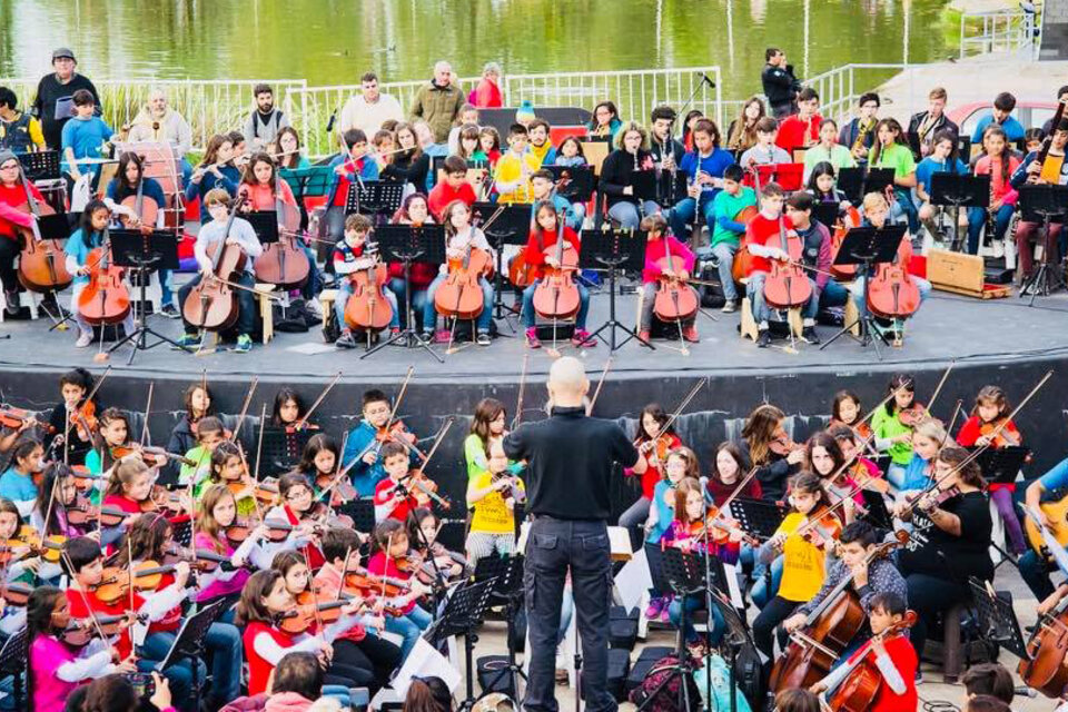 La Orquesta Escuela de Berisso tiene más de 600 alumnos. 