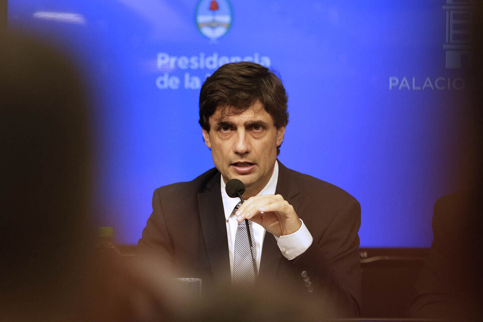 El ministro de Hacienda, Hernán Lacunza. (Fuente: Jorge Larrosa)