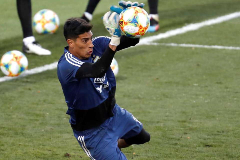 Esteban Andrada será el arquero titular frente a México.