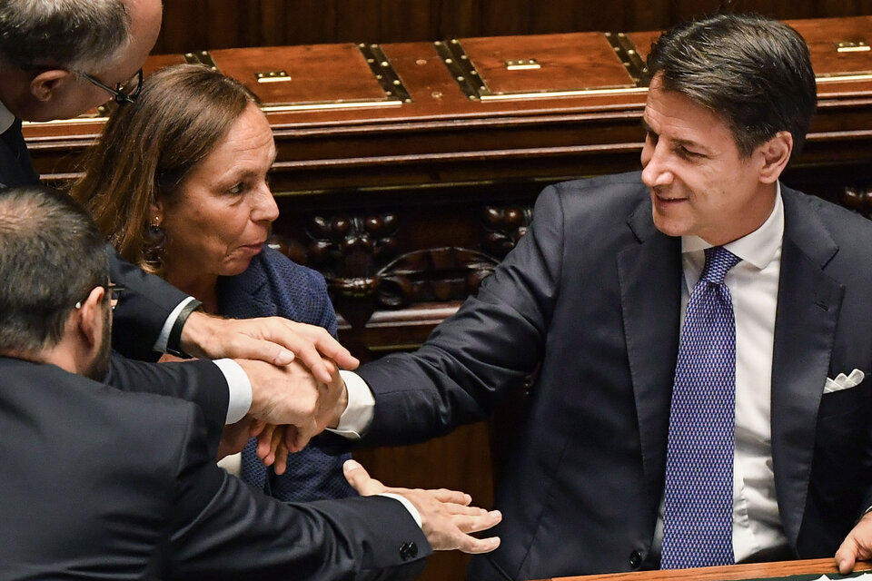 Conte recibió el apoyo en la Cámara de Diputados.  (Fuente: AFP)