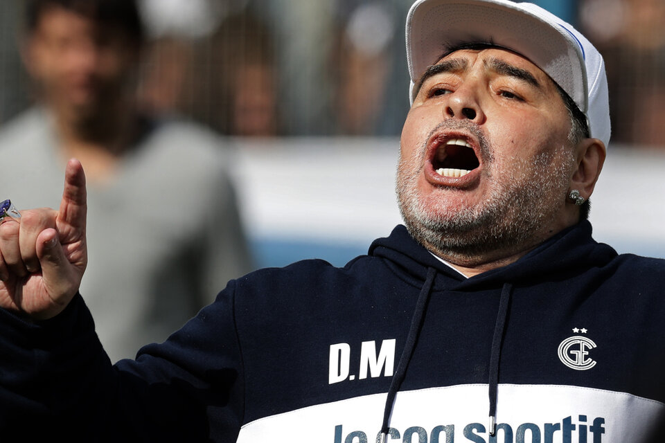 Maradona revolucionó La Plata. (Fuente: AFP)