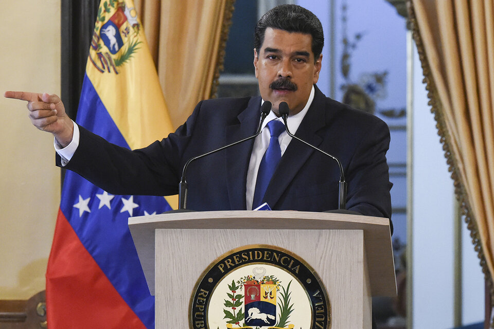 Maduro habló en una reunión del Consejo de Defensa de la Nación.  (Fuente: AFP)
