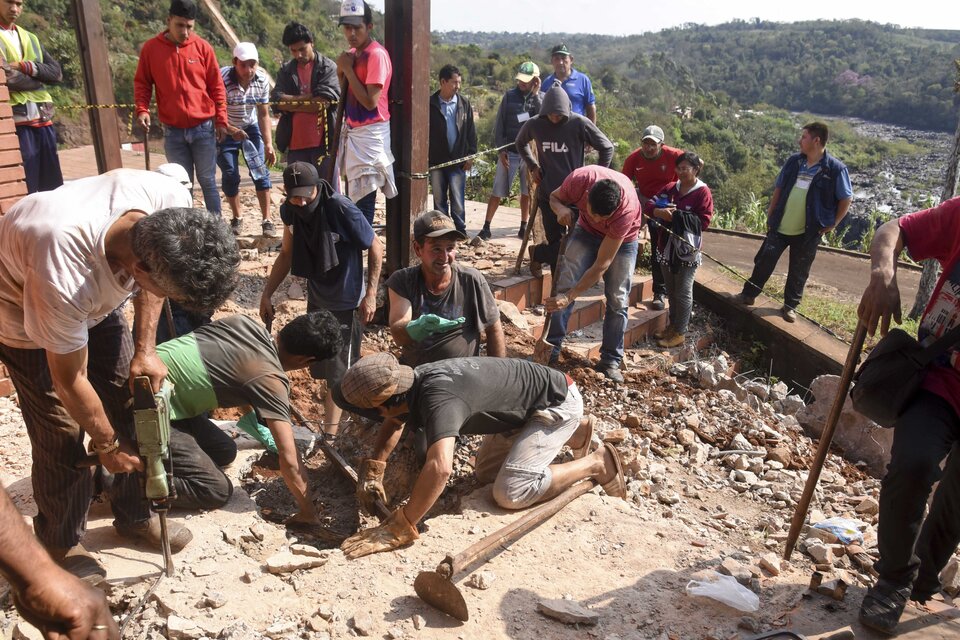 Encontraron restos humanos en la mansión de Stroessner (Fuente: AFP)