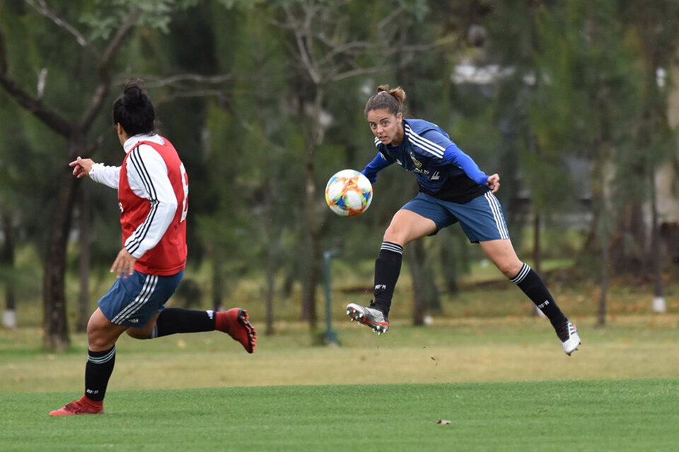 Mariana Larroquette, la carta argentina de gol. (Fuente: AFA)