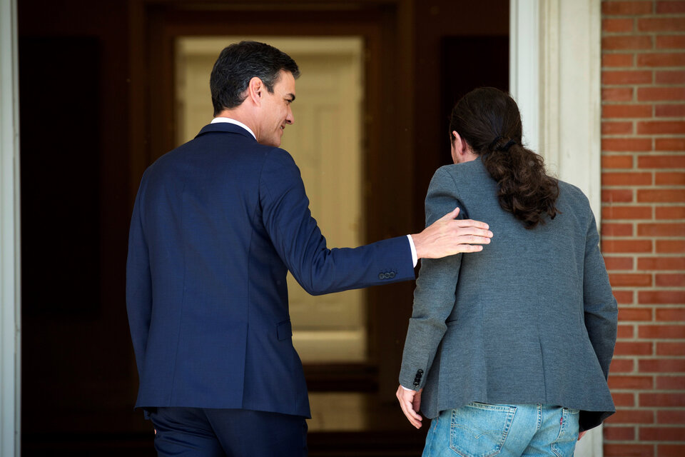Sánchez e Iglesias se reunieron pero no se pusieron de acuerdo. (Fuente: EFE)