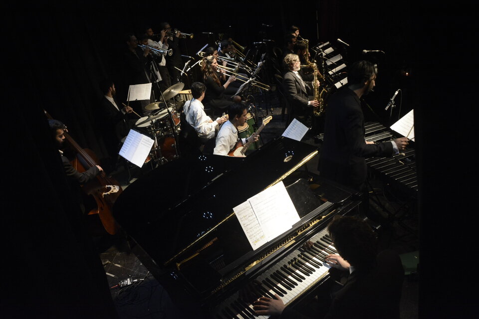 La actuación de La Córdoba Jazz Orchestra fue uno de los momentos más interesantes del festival.  (Fuente: Gentileza Sebastián Joel Vargas)
