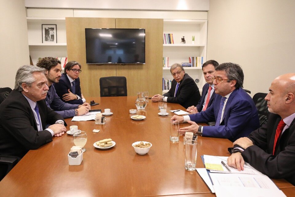 Alberto Fernández y el BID se reunieron en las oficinas de San Telmo.