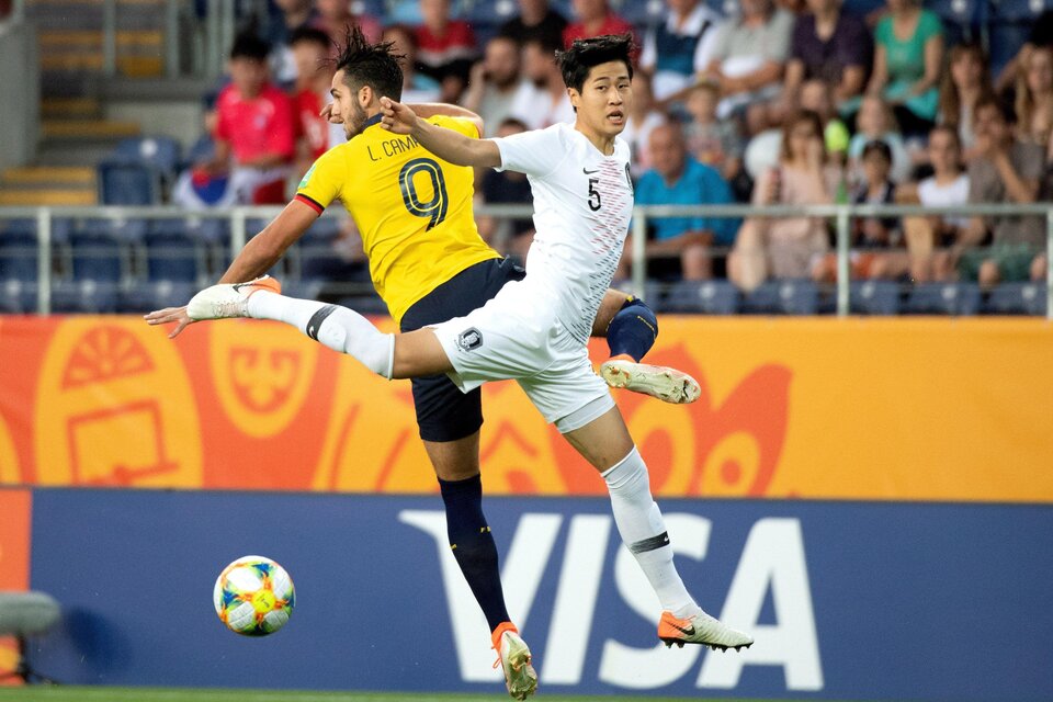 Corea del Sur le ganó a Ecuador y jugará la final del Mundial Sub 20 ante Ucrania. (Fuente: EFE)