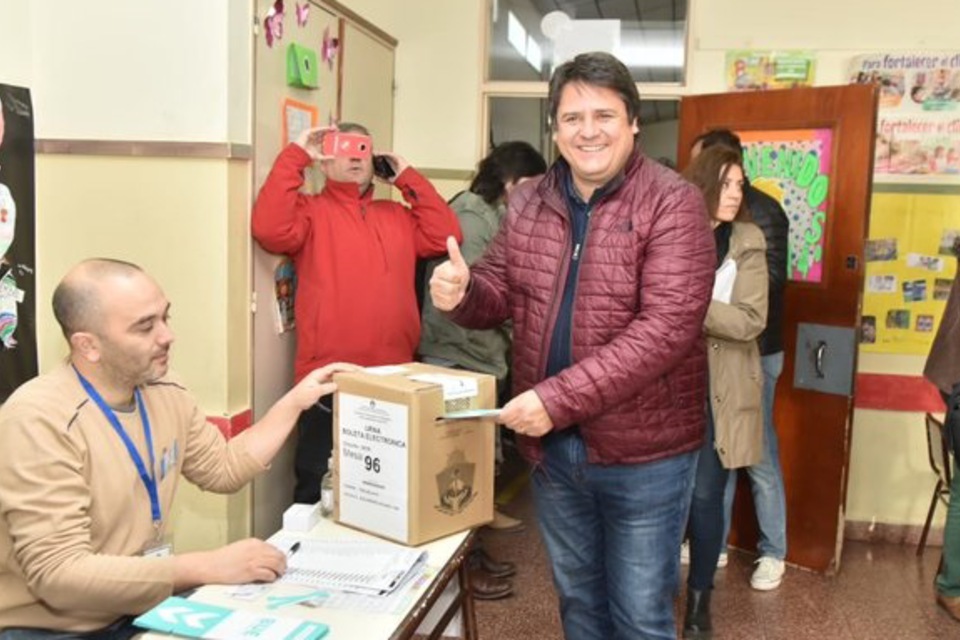 El voto de Mariano Gaido, intendente electo de Neuquén.
