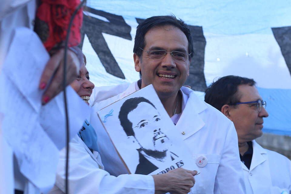Rodríguez Lastra es candidato a diputado de los antiderechos. (Fuente: Dafne Gentinetta)
