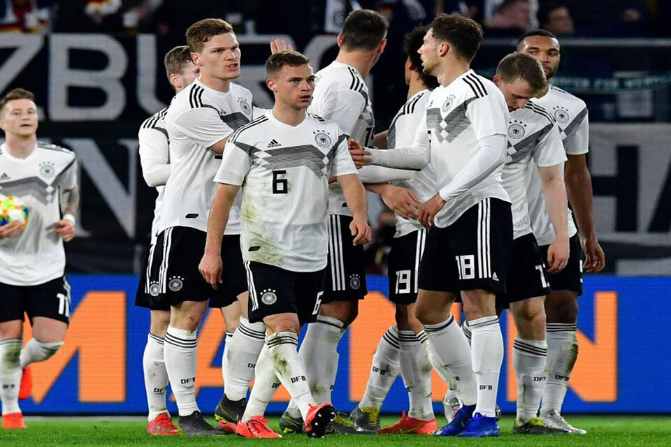 La selección alemana en Liga de Naciones. (Fuente: AFP)