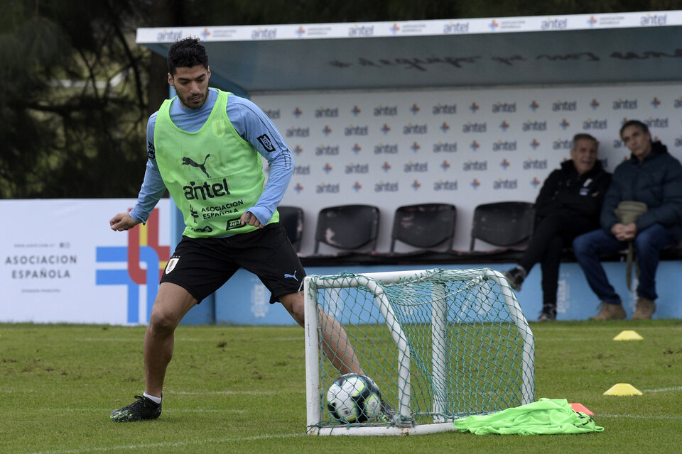 Luis Suárez, delantero de Uruguay. (Fuente: AFP)