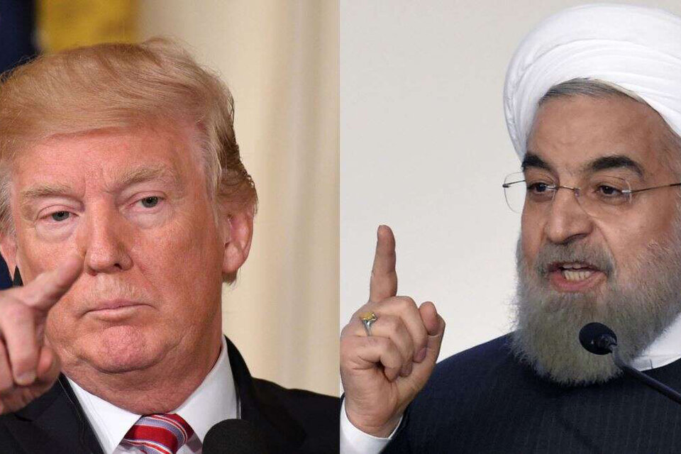 Trump y Rohani protagonizan una escalada que tensó al máximo la relación bilateral. (Fuente: AFP)