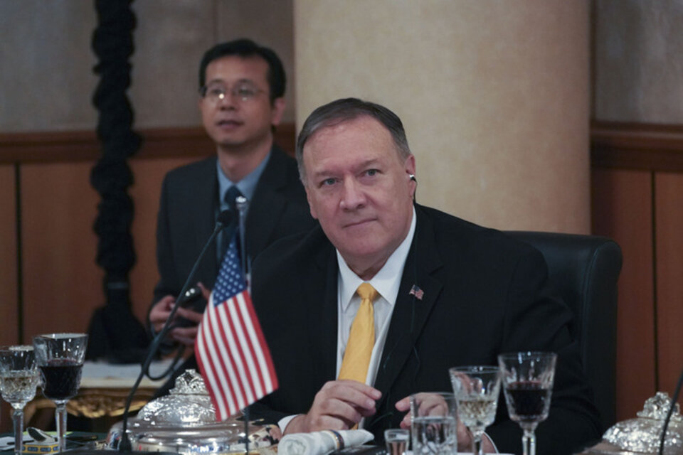 Mike Pompeo, el jefe de la diplomacia norteamericana.  (Fuente: AFP)