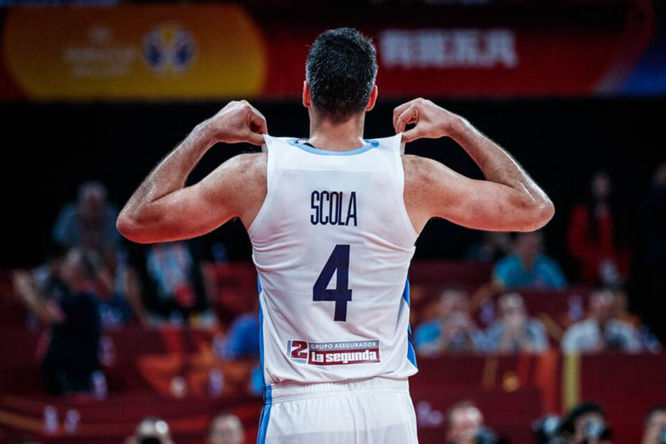 Scola viene de asombrar a propios y extraños con su nivel en el Mundial de básquet. (Fuente: FIBA)