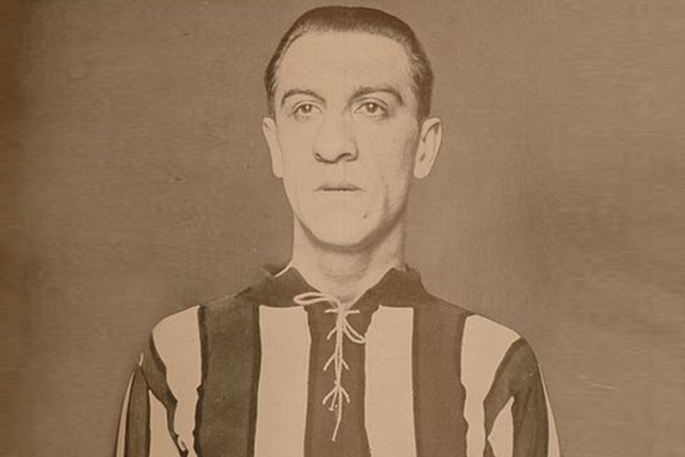 Cándido "El Tuerto" García, una de las figuras originarias del fútbol argentino.