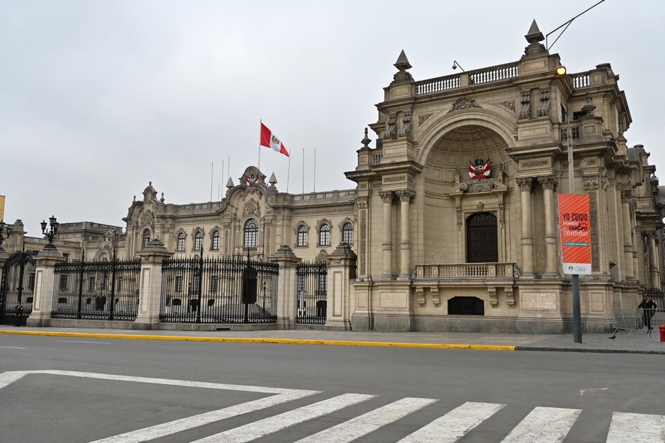 El Palacio de Gobierno en Lima. (Fuente: AFP)