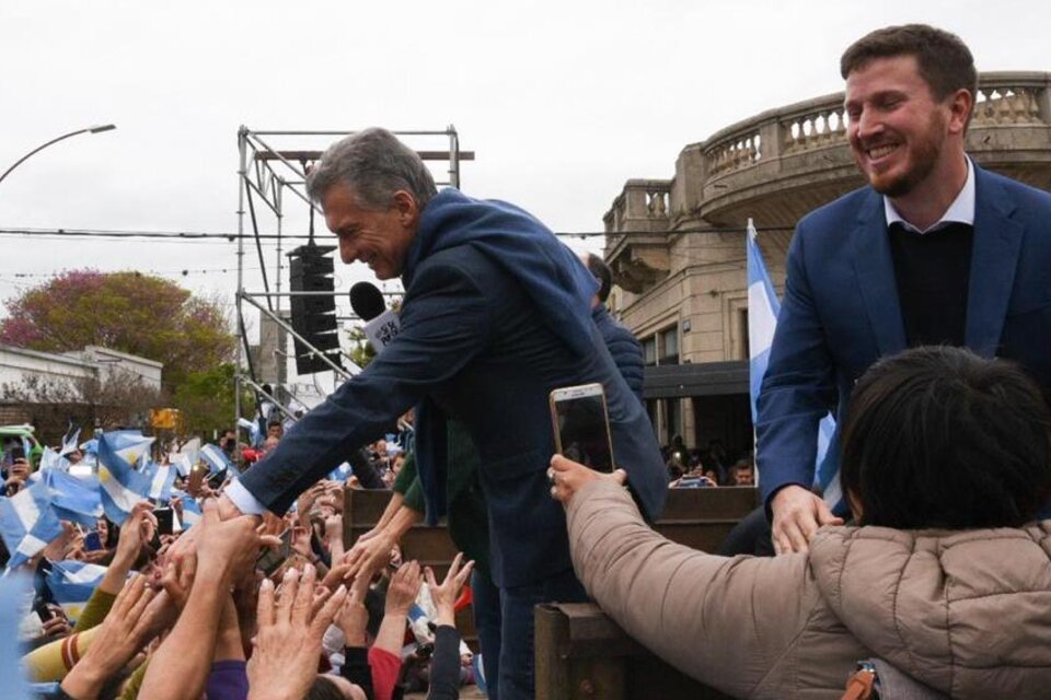 Al presidente Mauricio Macri le tocó caravana por Santa Fe.  