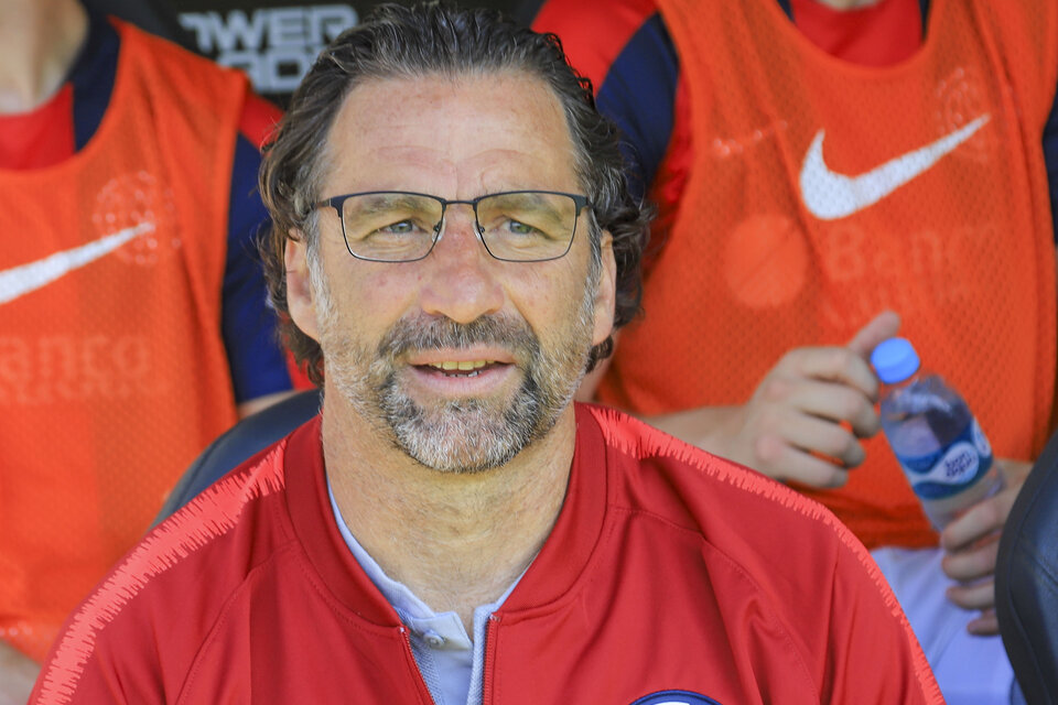 Juan Antonio Pizzi, DT de San Lorenzo.