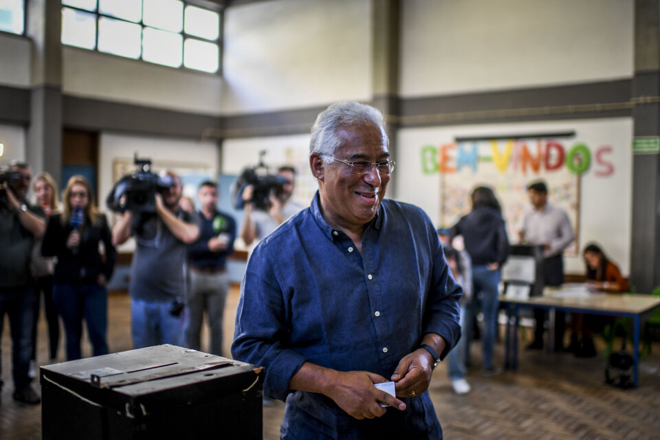 El premier António Costa fue el ganador de las elecciones.  (Fuente: AFP)