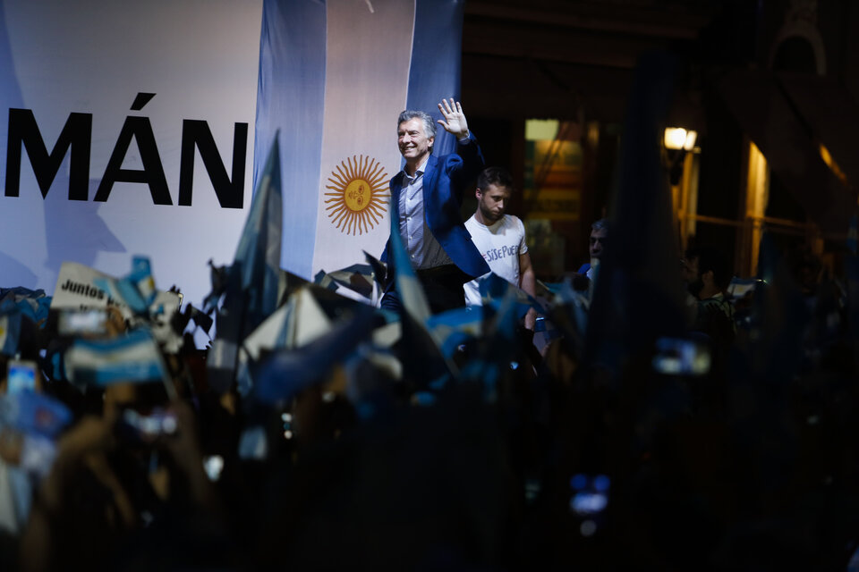 El Presidente encabezó otra marcha del "Sí, se puede", esta vez en Tucumán. (Fuente: Télam)