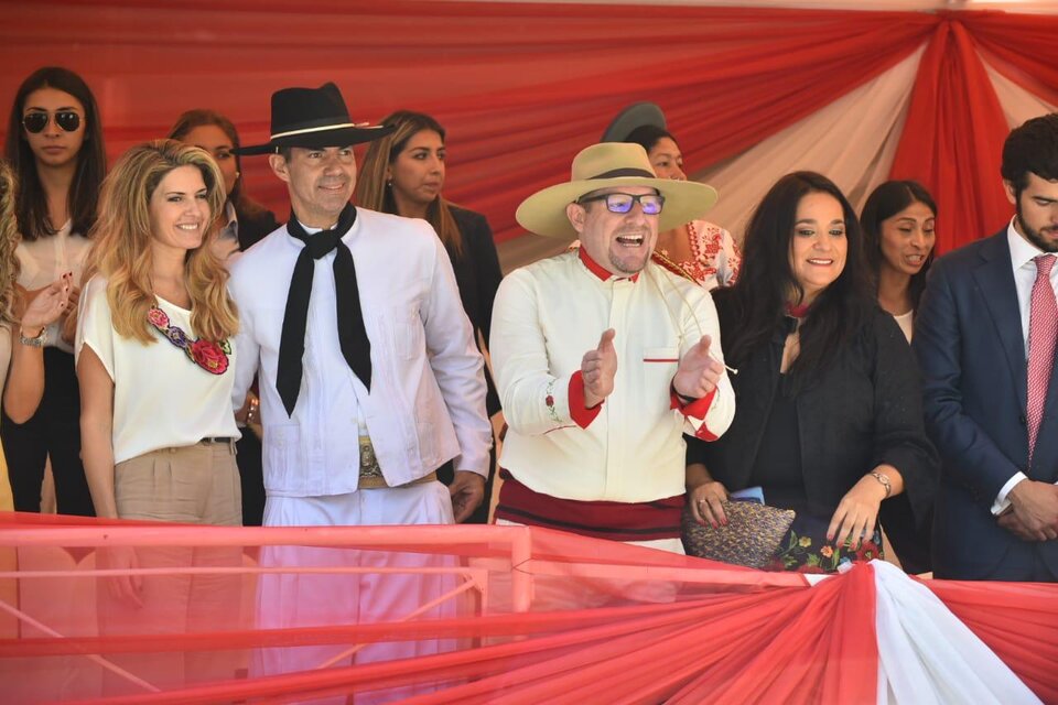 Juan Manuel Urtubey estuvo ayer en Tarija, Bolivia.