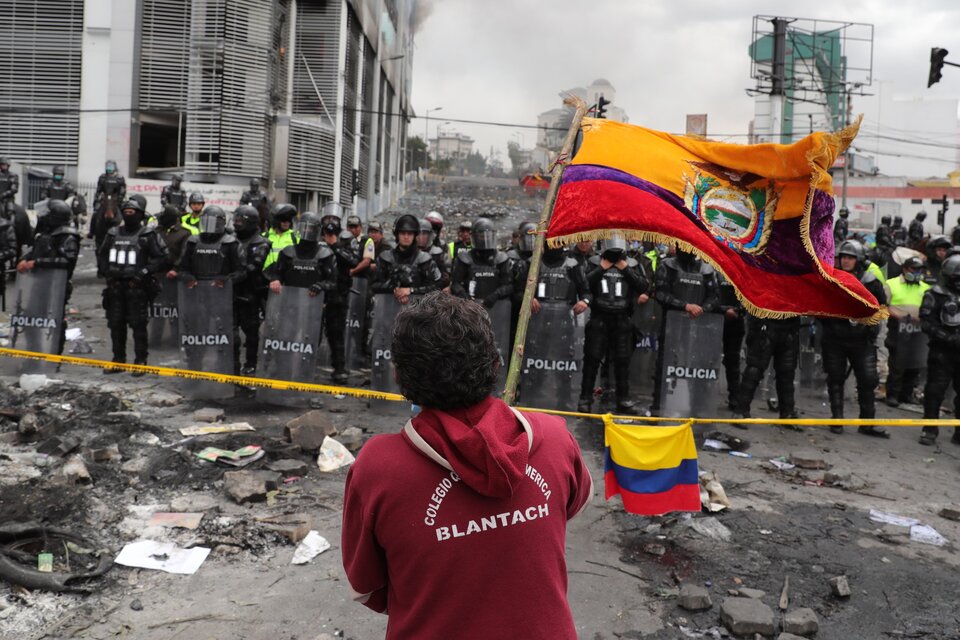 La intransigencia que venían mostrando el presidente de Ecuador, Lenín Moreno, convirtió a Quito en un campo de batalla.