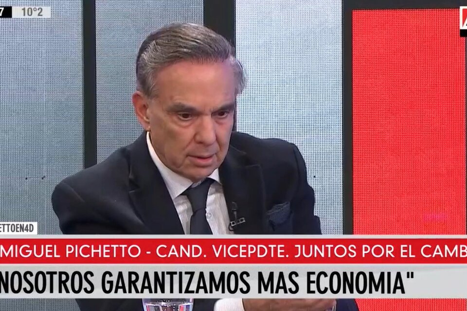 Pichetto volvió a asegurar que la economía estaba bien antes de la derrota en las PASO.