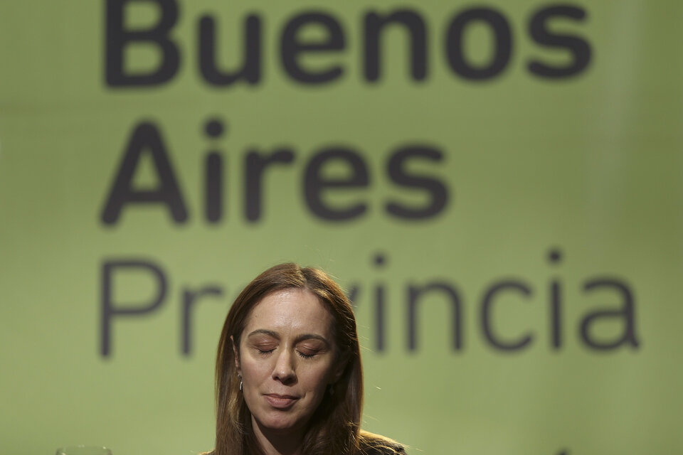 La gobernadora de la Provincia de Buenos Aires, María Eugenia Vidal.