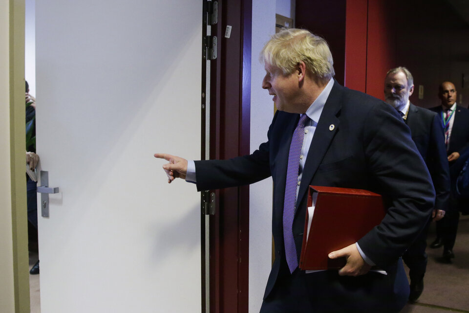 El premier británico, Boris Johnson, habló de un "muy buen acuerdo" con la UE.  (Fuente: AFP)