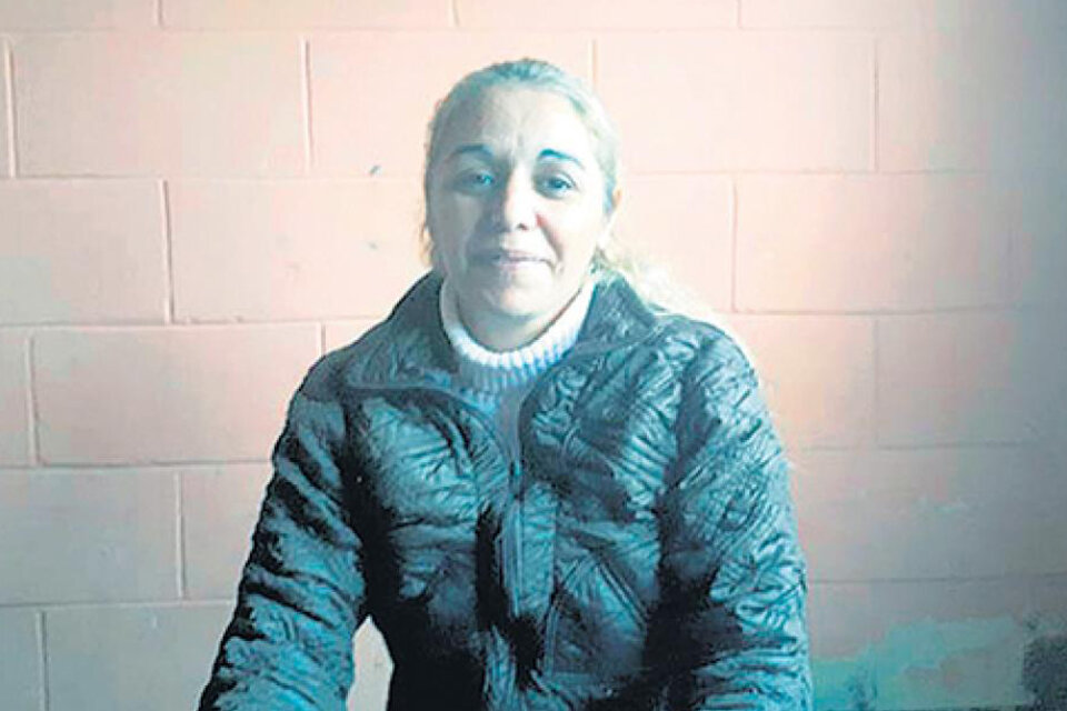 Marcela Mendoza, en prisión, al momento de ser condenada.