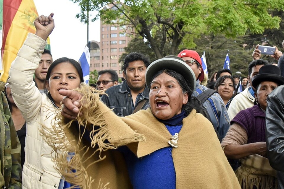 Evo Morales busca un nuevo mandato en Bolivia. (Fuente: AFP)