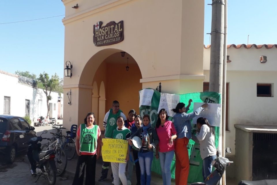 Tres días de protesta en el Hospital de San Carlos