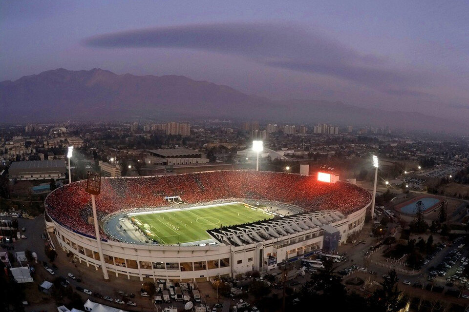 El Estadio Nacional de Santiago de Chile, escenario de la final entre River-Flamengo  (Fuente: EFE)