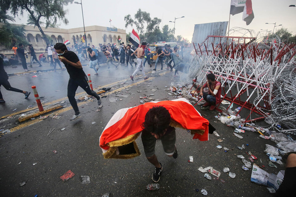 El hartazgo estalló en las calles de Irak. (Fuente: AFP)