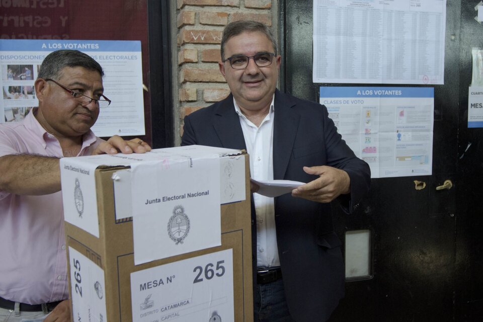 Raúl Jalil, gobernador electo de Catamarca. 