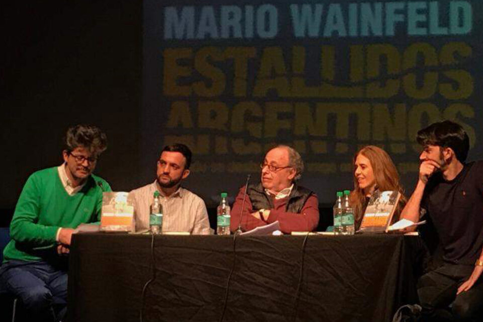 Presentación de Estallidos Argentinos, De Mario Wainfeld (Fuente: Sandra Cartasso)