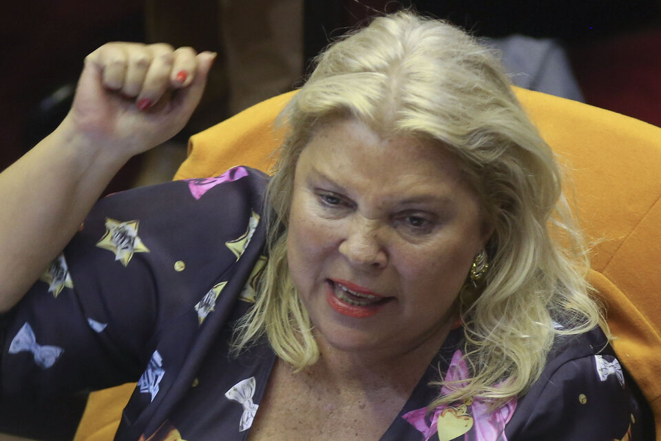 La diputada Elisa Carrió intentó desplazar a un juez de la Cámara de Casación.